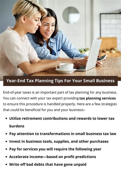 Ppt Year End Tax Planning Tips For Your Small Business Powerpoint