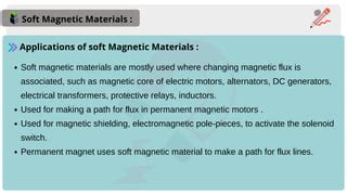 Magnetic Materials, Properties of magnetic materials and it's ...