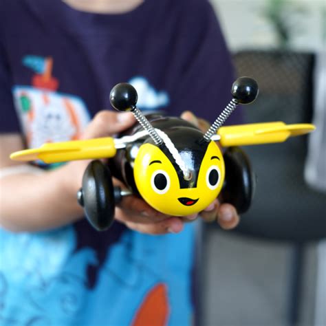 All Blacks Buzzy Bee Pull Along Toy