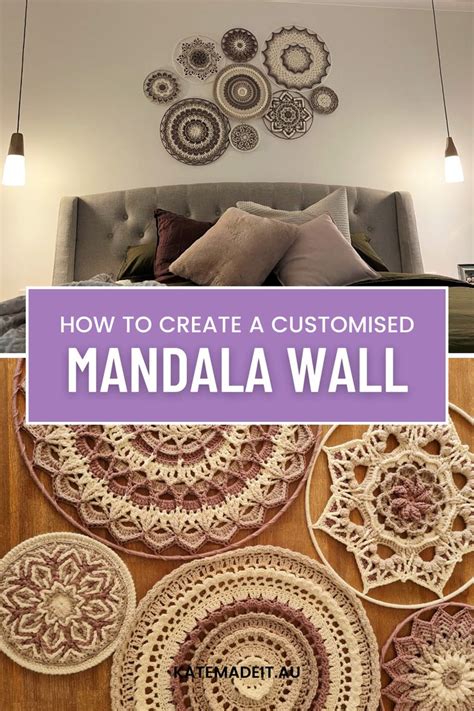 How To Create A Customised Mandala Wall Hanging In 2024 Crochet Wall