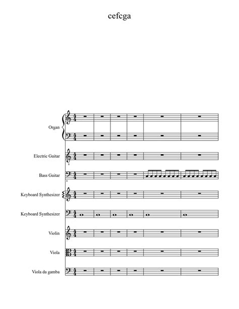 Bi Sex Way Sheet Music For Organ Violin Viola Mixed Trio