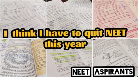 I Think I Have To Quit Neet This Year Neet Aspirants Youtube