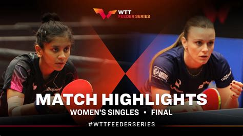 Sreeja Akula Vs Sarah De Nutte WS Final WTT Feeder Beirut 2024