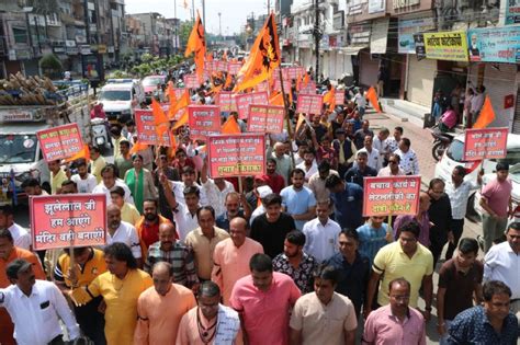 Indore Temple Tragedy Protesters Condemn Demolition Say Will Rebuild