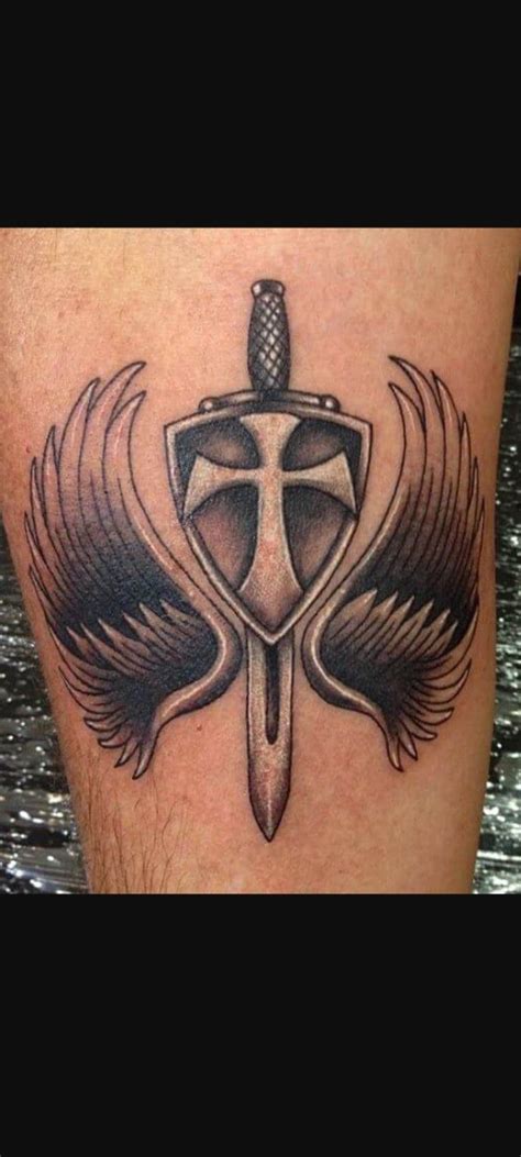 Christian Warrior Tattoo In 2021 Christian Warrior Tattoo Warrior