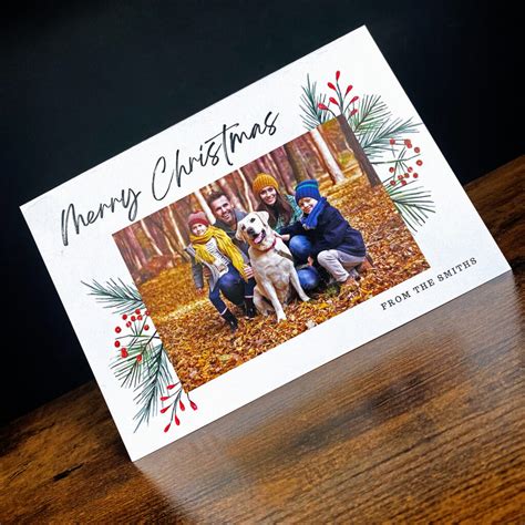 Family Christmas Cards - Custom Rectangle Cards - PrintbyMagic