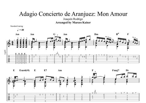 ADAGIO CONCIERTO DE ARANJUEZ Joaquín Rodrigo Fingerstyle Marcos Kaiser