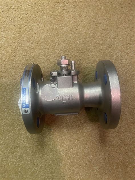 Jamesbury Stainless Steel Flanged Ball Valve Ttt A New Ss