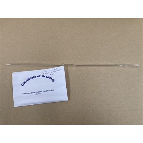 Microanalytix New Zealand Bulb Pipette Ml With Mark Class A Ms