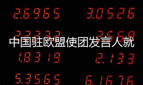 中国驻欧盟使团发言人就北约华盛顿峰会宣言涉华内容答记者问 魂飘魄散网