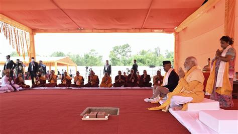 Pm Narendra Modi Visit Lumbini Nepal Live On Buddha Purnima 2022 To