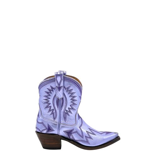 Maggie Metallic Lavender Luxury Fashion Womens Cowboy Boots Miron Crosby