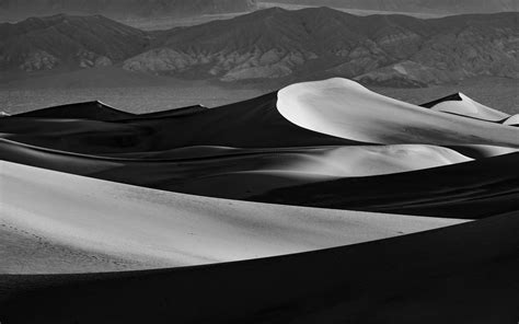 Download Wallpaper 3840x2400 Desert Dunes Sand Black And White