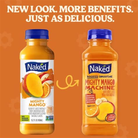 Naked Juice Mighty Mango Flavored Fruit Smoothie Blend Fl Oz King Soopers