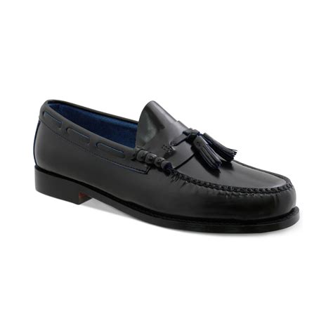 G.h. Bass & Co. Redman Tassel Loafers in Black for Men | Lyst