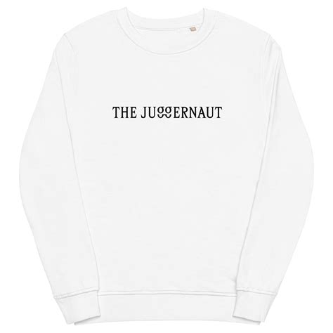 The Juggernaut Collection Black Large Wordmark Sweatshirt The