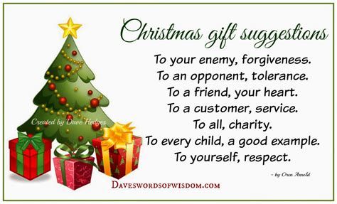 Daveswordsofwisdom.com: Christmas Gift Suggestions.