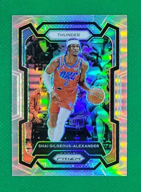 SHAI GILGEOUS ALEXANDER ARGENT Prizm 2023 2024 Panini Prizm 85 OKC