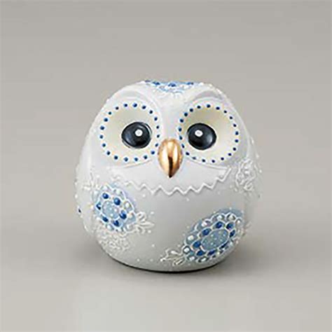 S32 Lucky Owl White Mori Irohashop Japan