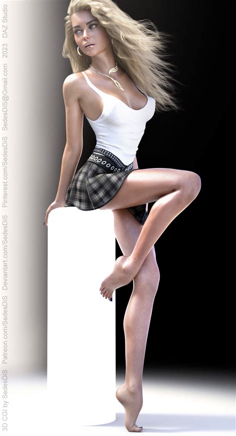 3d Girl By Sedesdis 20230203b 3d Render Digital Art By Sedesdis