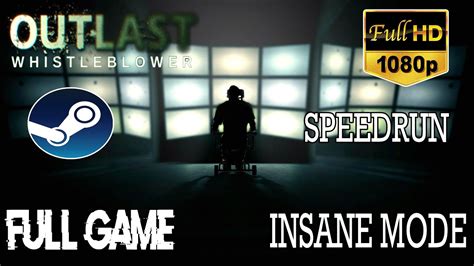 Outlast Whistleblower Full Playthrough Insane Mode Hardest