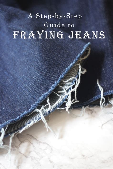 How To Fray Jeans Frayed Jeans Diy Frayed Jeans Denim Diy