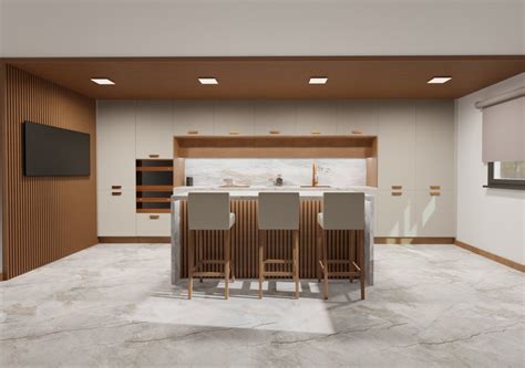 Modern Kitchen Wood | CGTrader