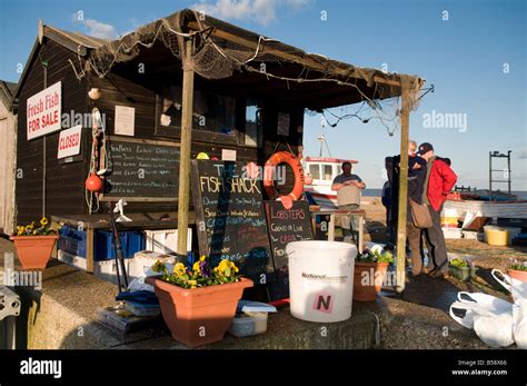 The Fish Shack Aldeburgh Suffolk Uk Stock Photo Alamy