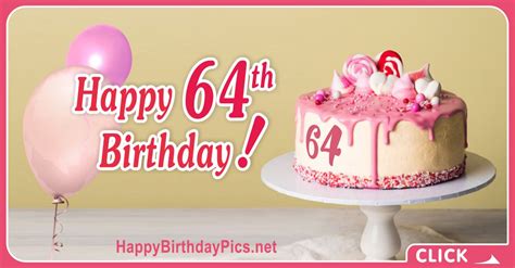 64th Birthday Cake