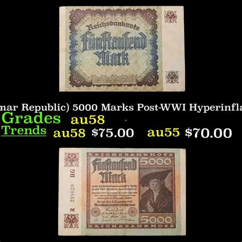 Germany Weimar Republic Marks Post Wwi Hyperinflation