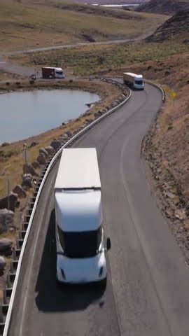 Tesla Semi Fleet Transporting Batteries From Giga Nevada To Fremont