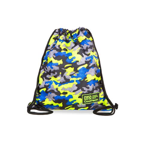 Worek Sportowy Coolpack Sprint Line Camo Fusion Yellow Cp Nr