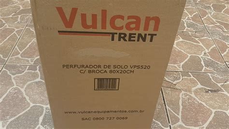 Perfurador De Solo Vulcan Vps Unboxing Youtube