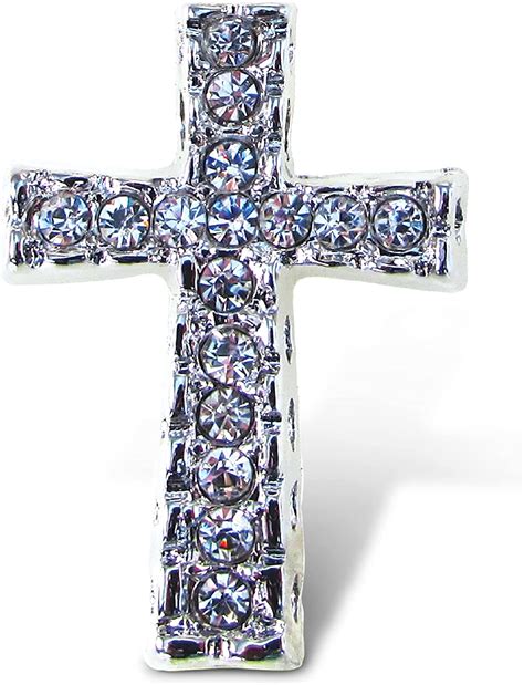 Amazon Cota Global Cross Sparkling Refrigerator Magnet Silver