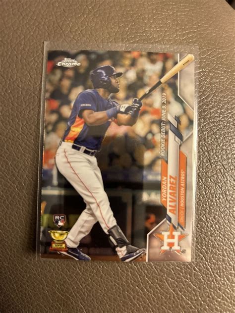 Topps Chrome Update Yordan Alvarez U Rookie Card Rc Debut Ebay