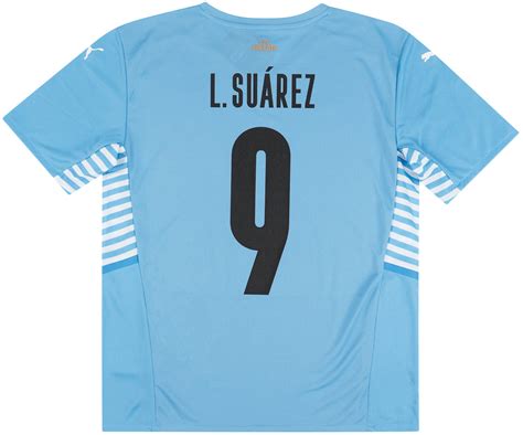 2021 22 Uruguay Home Shirt L Suárez 9 NEW