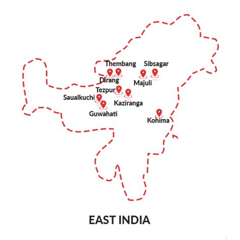 Tourist Map Of North East India - Get Latest Map Update