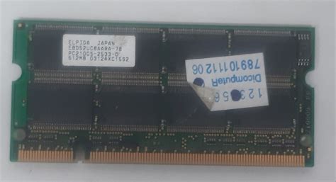 Mb Pc S Ddr Elpida Ebd Uc Aara B Ibm K Laptop Stick