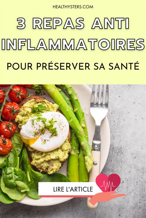 Repas Anti Inflammatoires Pour R Quilibrer Votre Organisme