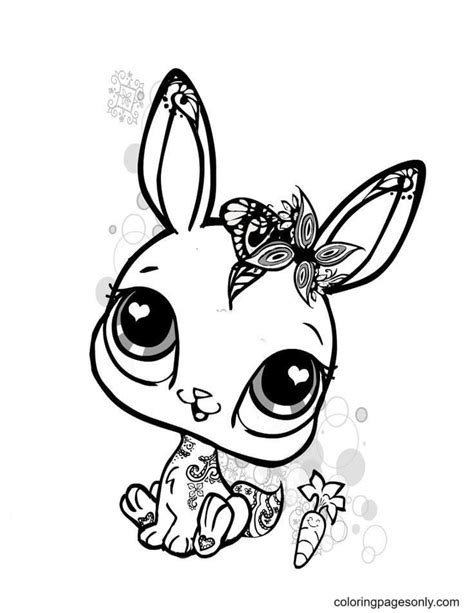 50 Cute Bunnies Coloring Pages - ColoringPagesOnly.com