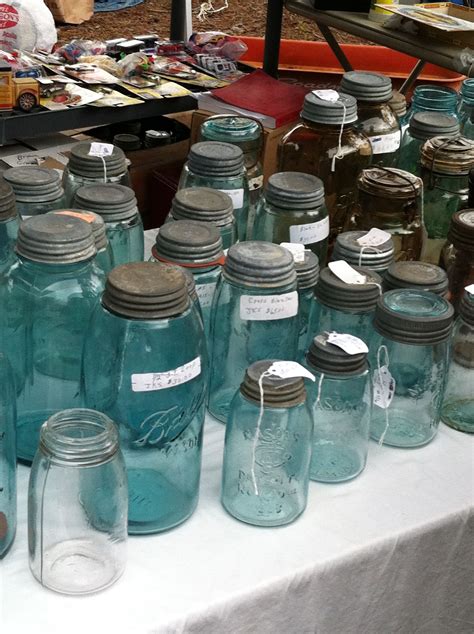 Vintage Canning Jars Love The Vintage I Have Found A Couple Vintage Mason Jars Old Glass