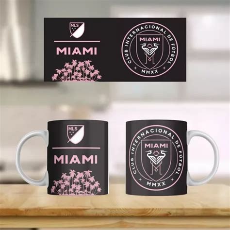 Dise O Plantillas Sublimar Taza Messi Inter Miami Mockups En