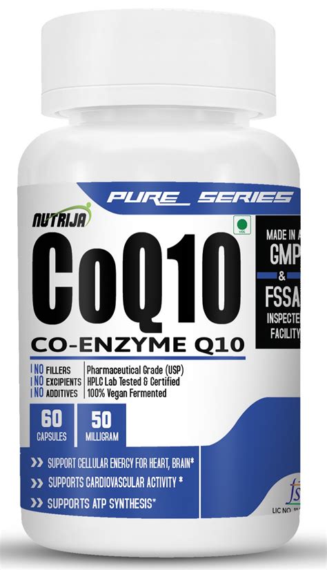 Buy Coq Mg Coenzyme Q Capsules In India Nutrija Supplement Store