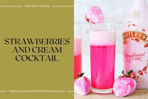 13 Strawberry Baileys Cocktails That Will Sweeten Your Spirits