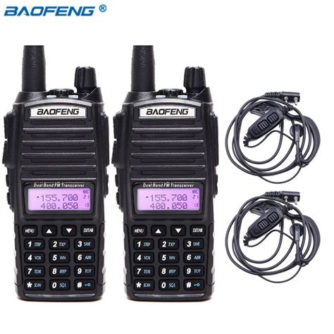 Baofeng Walkie Talkie Uv De Doble Banda Dispositivo De W Con