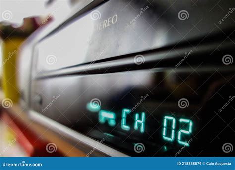 Vcr Timer Display Video Cassette Recorder Front Stock Image Image Of Tape Analog 218338079