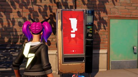 Purchase A Random Item From A Malfunctioning Vending Machine Fortnite