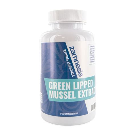 Green Lipped Mussel Extract Capsules Zamnesia