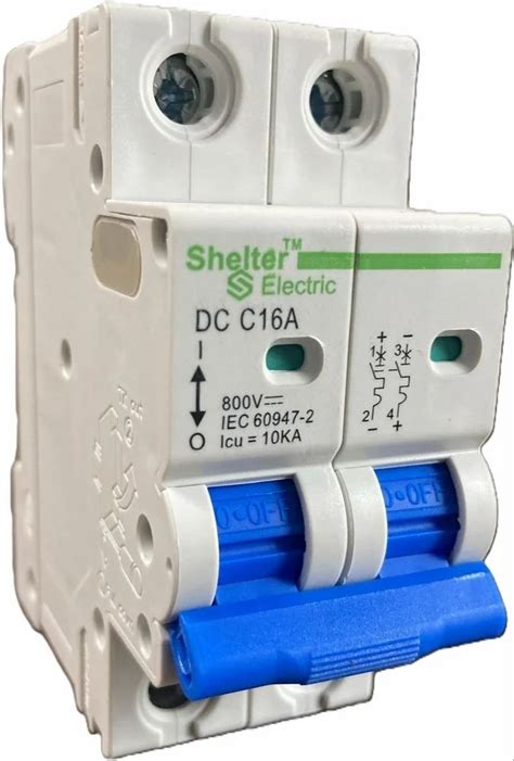 SHELTER SOLAR C16 DP 800V DC MCB At Rs 545 Piece DC MCB For Solar In