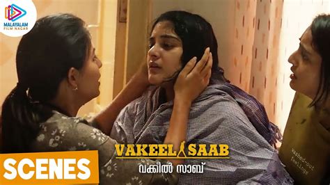 Vakeel Saab Movie Scenes Anjali And Nivetha Emotional Scene Pawan